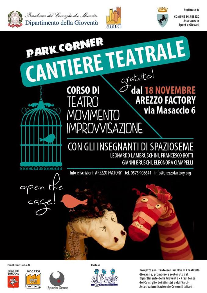 CANTIERE TEATRALE CORSO GRATUITO di teatro movimento e